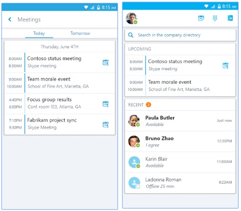 Skype for Business Mobile app
