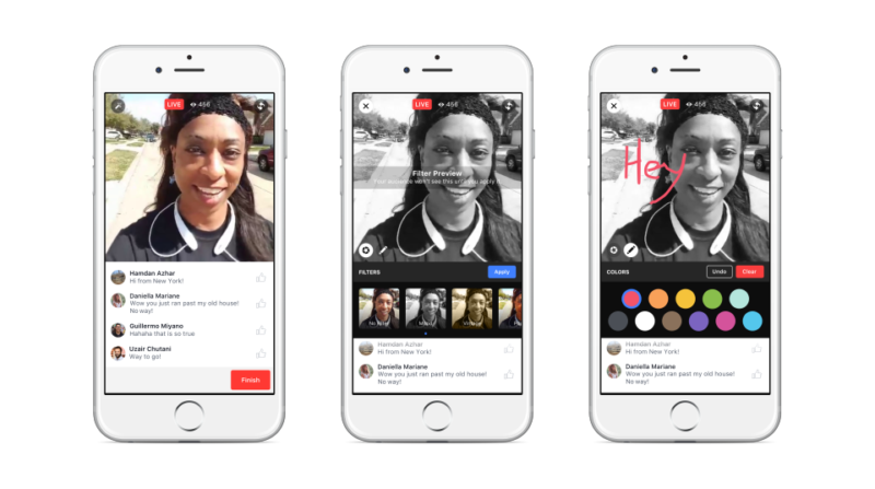 Facebook Live interactive