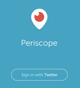 create periscope account