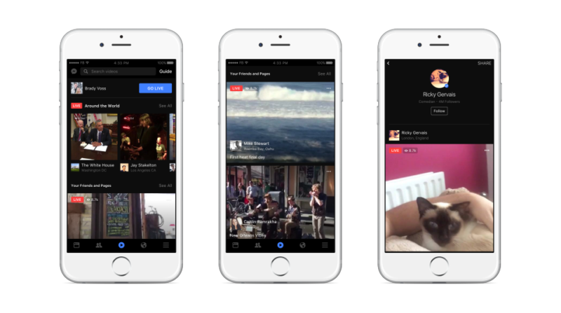 facebook live streaming
