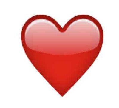 snapchat red heart