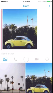 How to send pictures on Snapchat Chat message