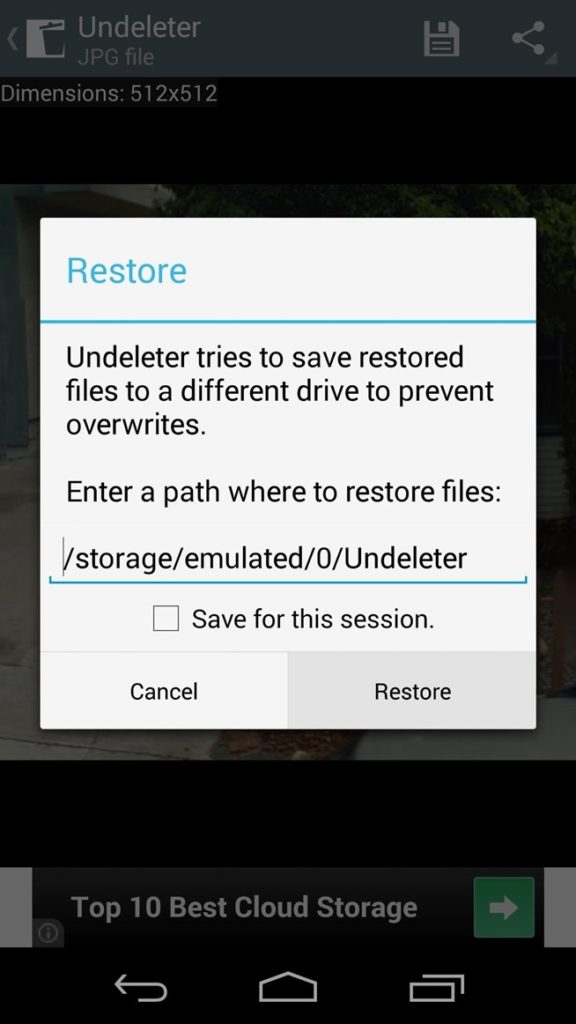 recover-deleted files photos android