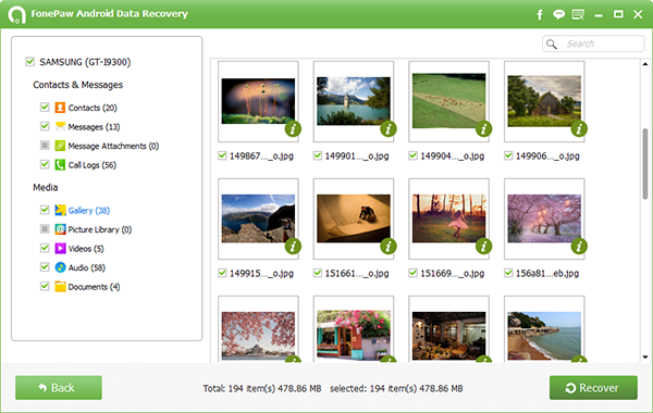 restore deleted images