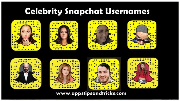 Snapchat Usernames - List of Celebrity Snapchat Usernames