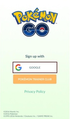 How to Sign Up for Pokémon Go with Google Account