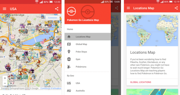 Maps for Pokemon Go