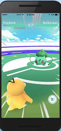 pokemon gym battle