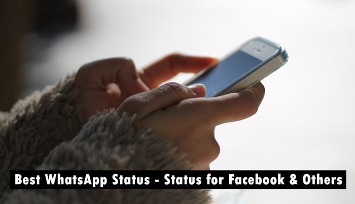 Best WhatsApp Status - Status for Facebook, WeChat, Line and others