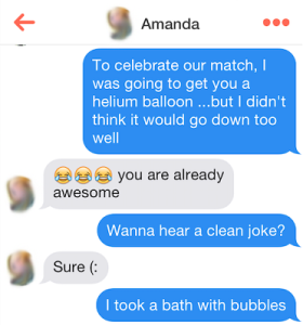 tinder pickup lines