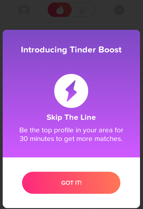 Active Tinder Boost