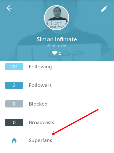 Periscope superfans