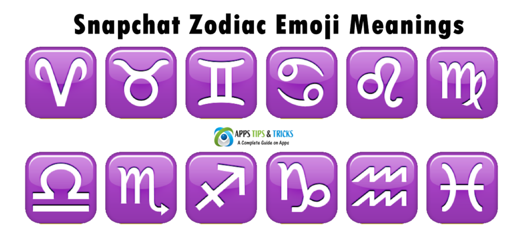 Snapchat Zodiac Emoji Meanings