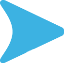 Snapchat blue arrow