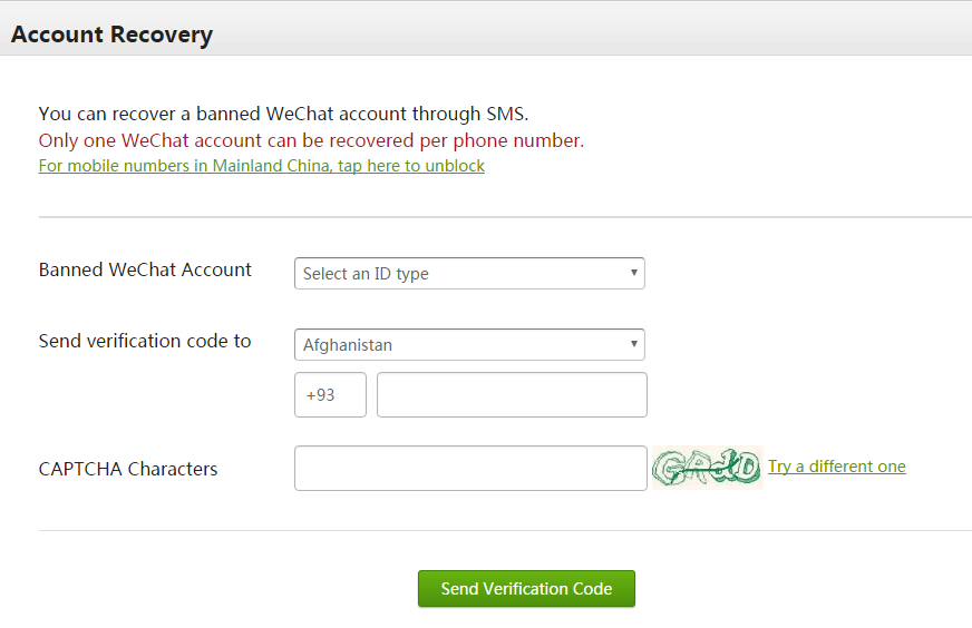 Unlock Blocked WeChat through Web