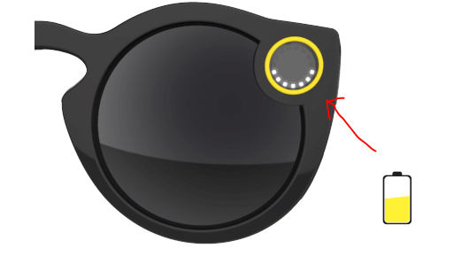 snap specs battery