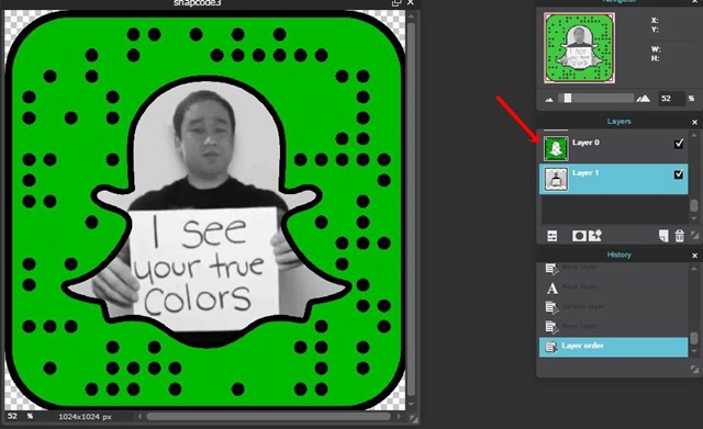 snapcode layer