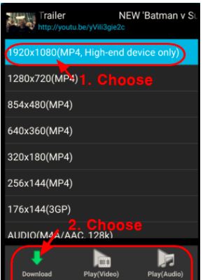 tubemate download resolution