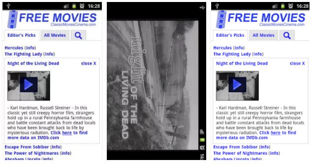 Free Movies app
