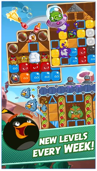 angry birds blast level