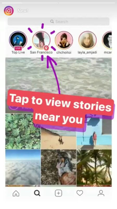 How To View or See Instagram Location Story