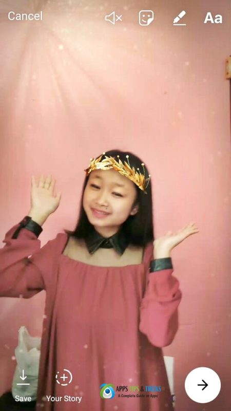 instagram Gold crown