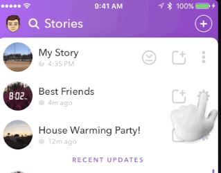 rename Snapchat Custom Story