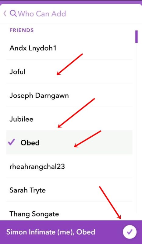 snapchat custom story who can add