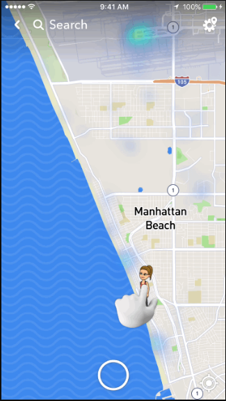 find friends on snap map