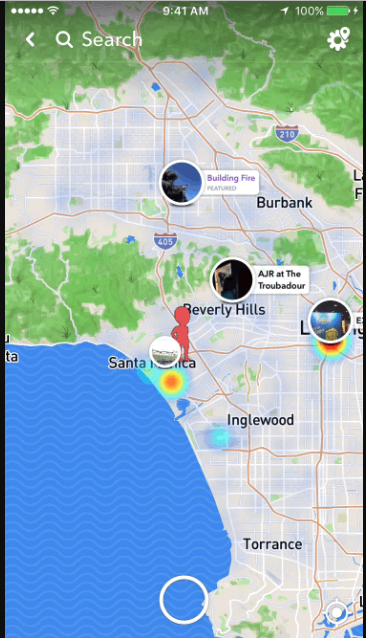 snap map locations
