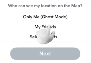 snap map options