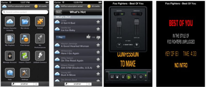 Karaoke Anywhere app