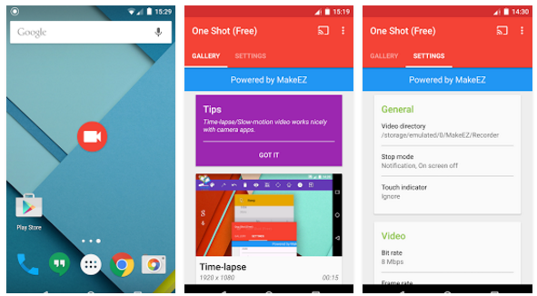 One Shot Screen Recorder
