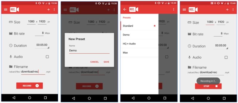 Rec Screen Recorder app