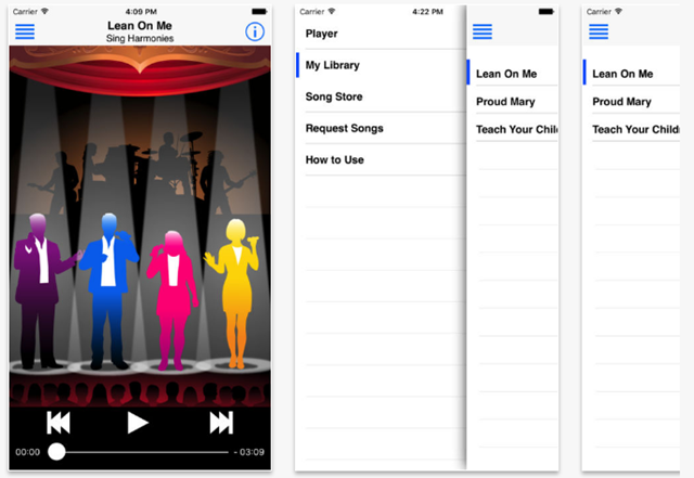 Sing Harmonies app