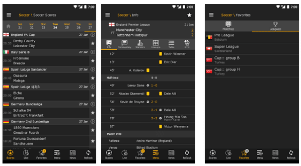 LiveScore app