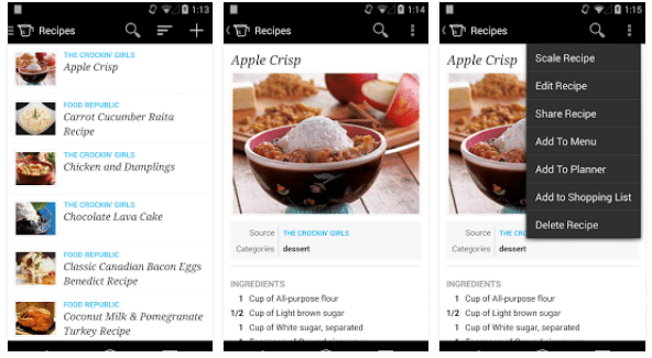 Pepperplate app