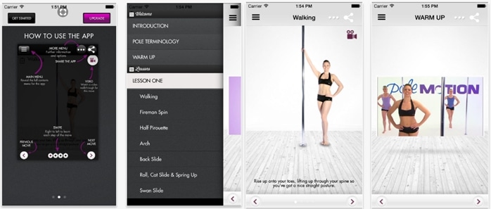 Pole Motion Dancing app