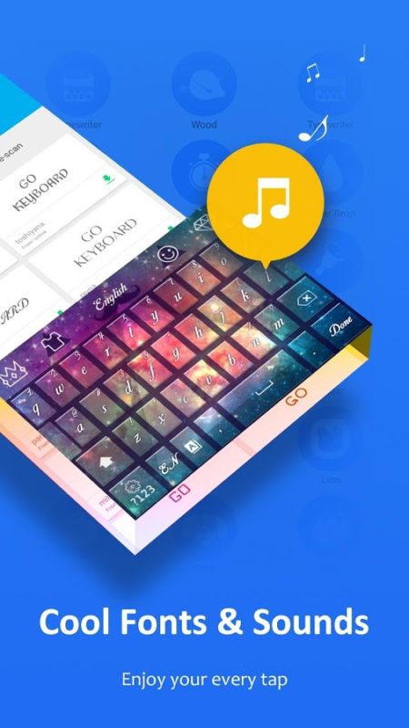GO Keyboard emoji voice input