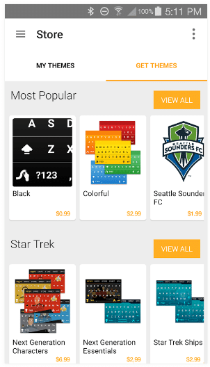 swype themes