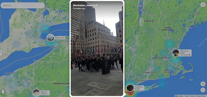How to find Snaps, Stories and Friends on Snap Map