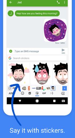 google keyboard app stickers