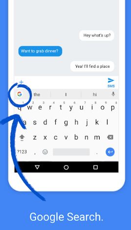 google keyboard search