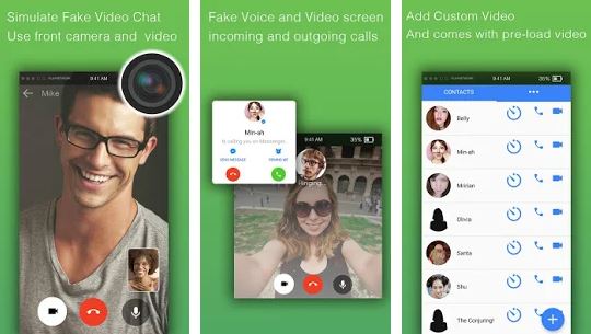 Fake video call - FakeTime for Messenger