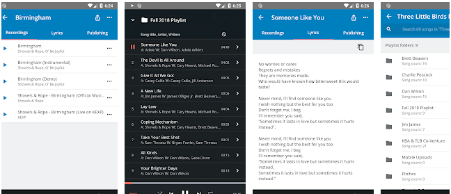 Songspace app