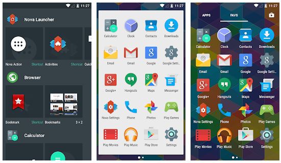 Features of  Nova Launcher Prime