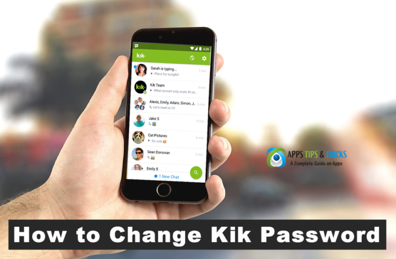 How to Change Kik password