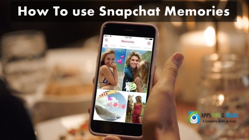 How to use snapchat memories