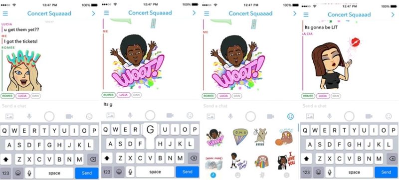 how to create snapchat group chat