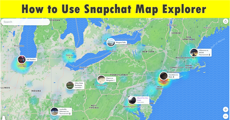 How to Use Snapchat Map Explorer